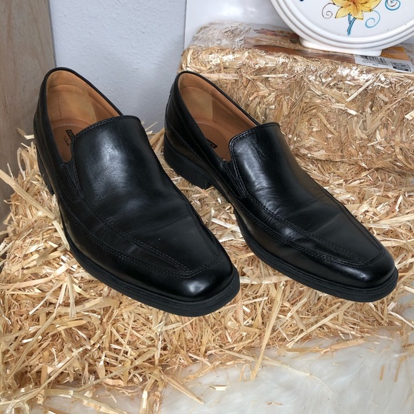 Collections by Clark’s Men’s Black Loafers SZ 10M - Picture 1 of 8